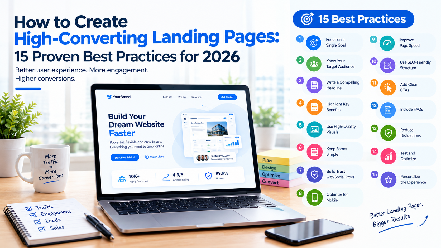How to Create High-Converting Landing Pages: 15 Proven Best Practices for 2026