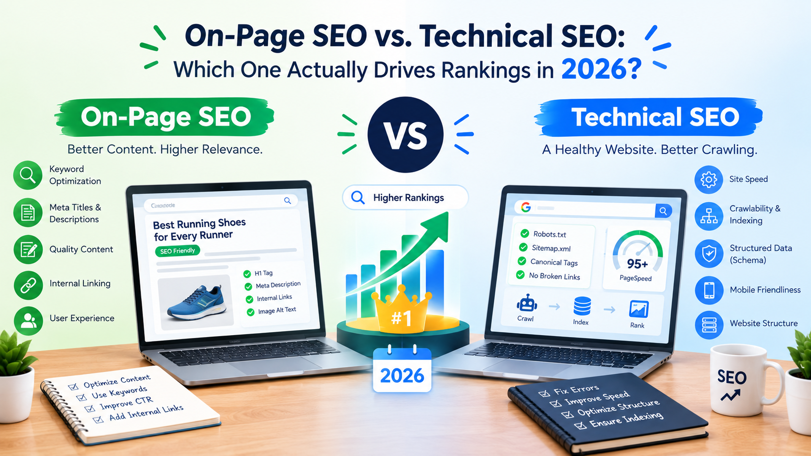 On-Page SEO vs. Technical SEO: Which One Actually Drives Rankings in 2026?