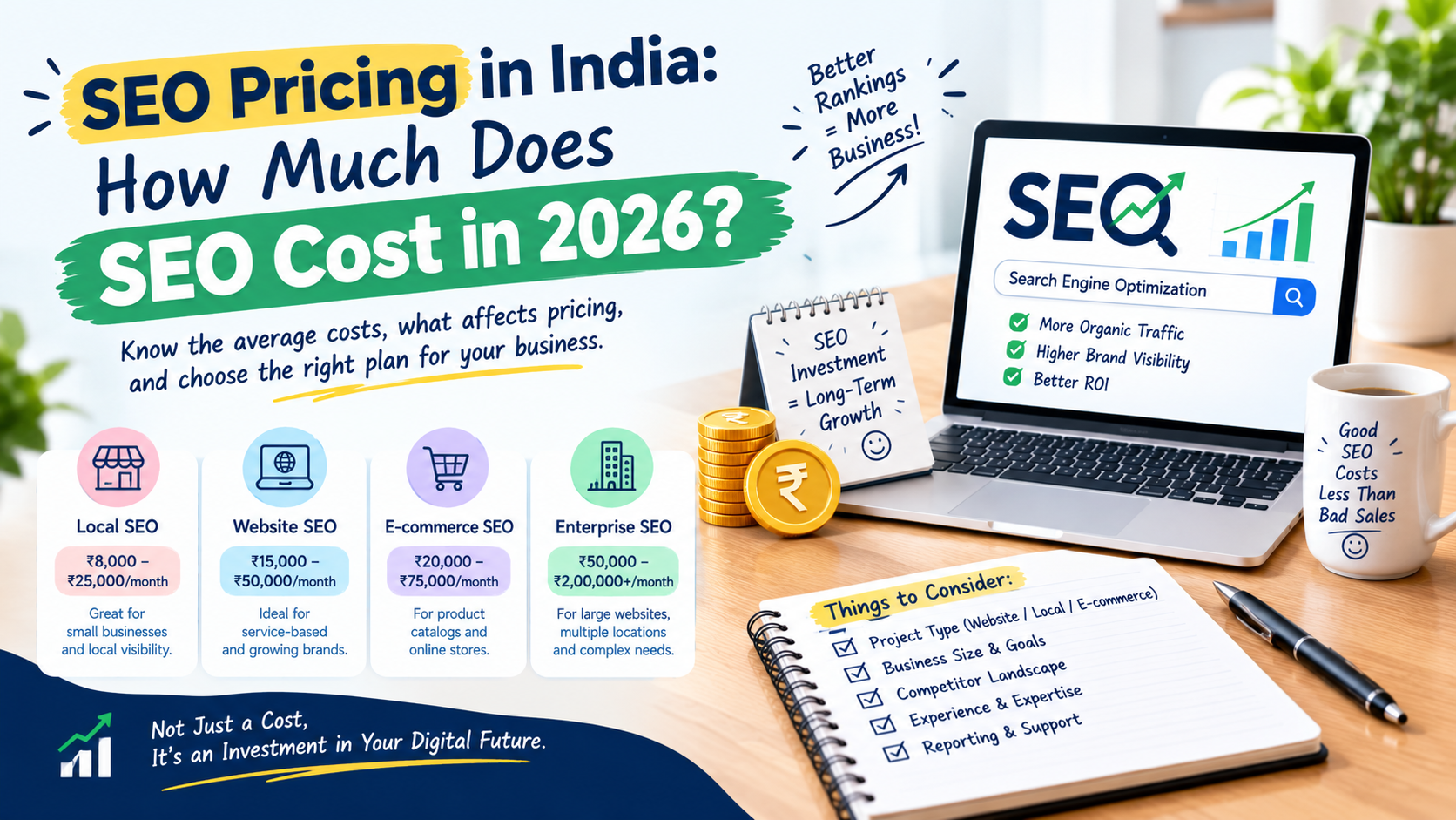 SEO Pricing in India: How Much Does SEO Cost in 2026?