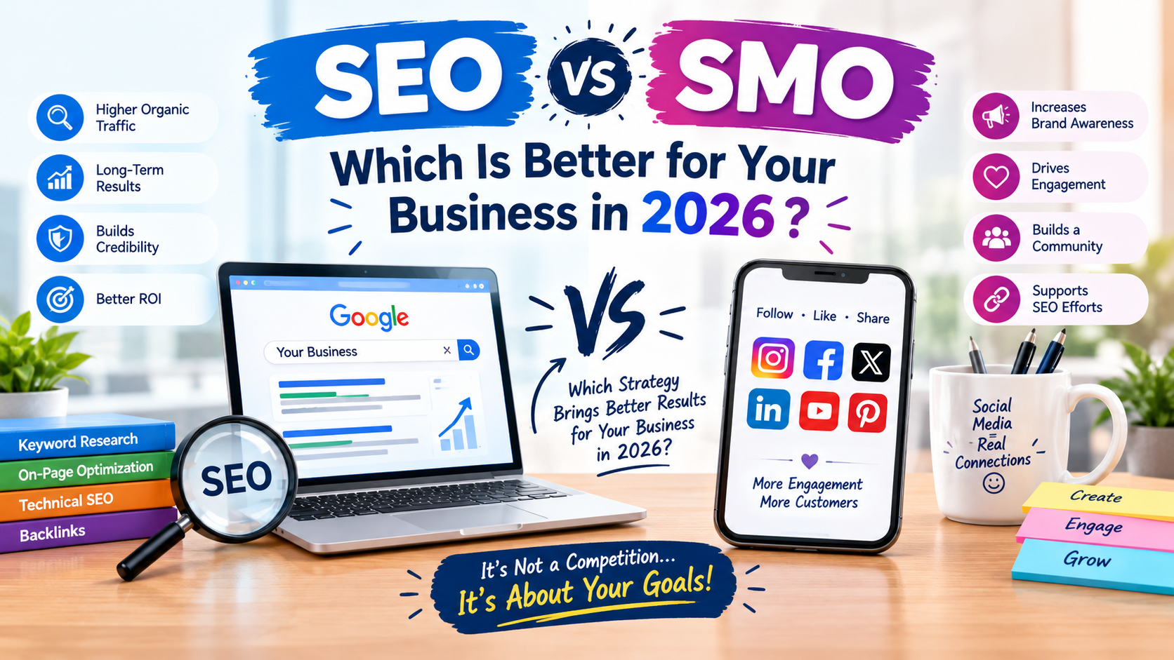 SEO vs SMO: Which Is Better for Your Business in 2026?